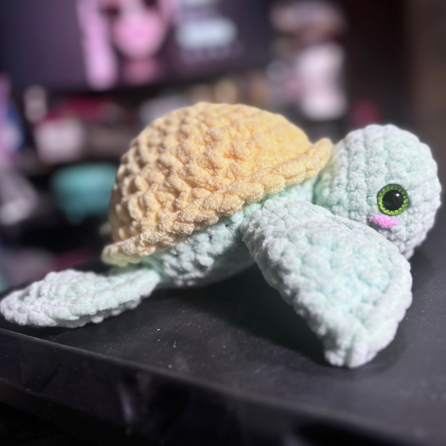 Pastel Jazzy Sea Turtle