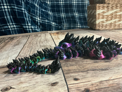 Rainbow Iridescent Crystal Dragon